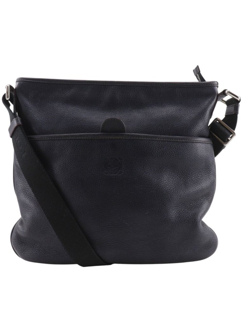 Loewe Anagram Leather Black Shoulder